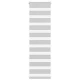 Vidaxl zebra rolgordijn 50x150 cm stofbreedte 45,9cm lichtgrijs