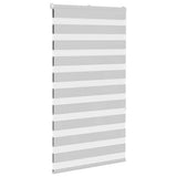 Vidaxl zebra rolgordijn 80x150 cm stofbreedte 75,9 cm lichtgrijs