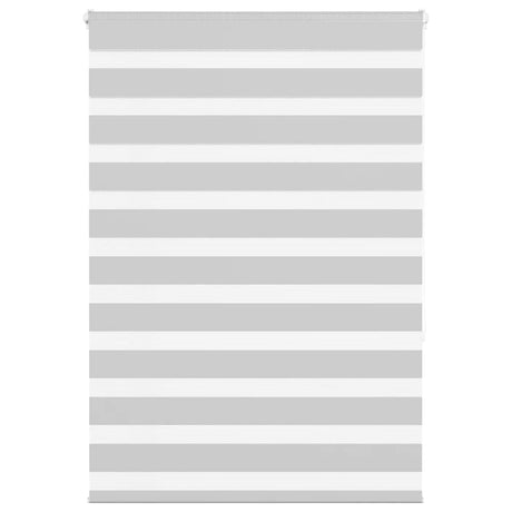Vidaxl zebra rolgordijn 115x150 cm stofbreedte 110,9 cm lichtgrijs