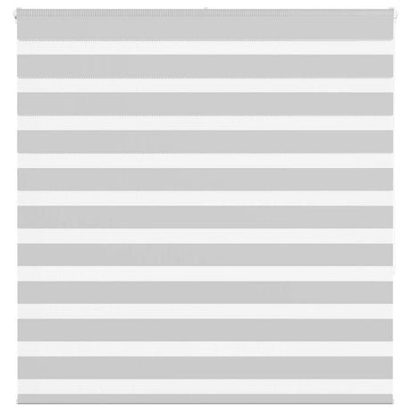 Vidaxl zebra rolgordijn 140x150 cm stofbreedte 135,9 cm lichtgrijs