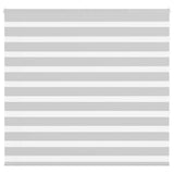 Vidaxl zebra rolgordijn 155x150 cm stofbreedte 150,9 cm lichtgrijs