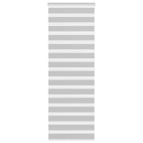 Vidaxl zebra rolgordijn 75x200 cm stofbreedte 70,9 cm lichtgrijs