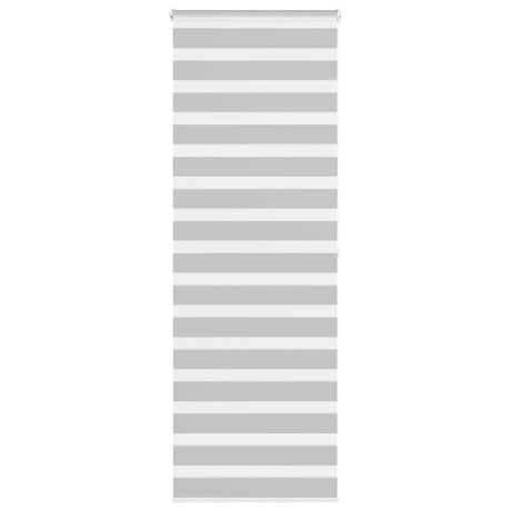 Vidaxl zebra rolgordijn 75x200 cm stofbreedte 70,9 cm lichtgrijs