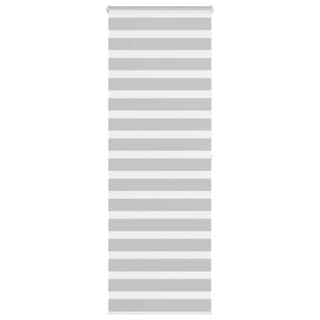 Vidaxl zebra rolgordijn 80x200 cm stofbreedte 75,9 cm lichtgrijs