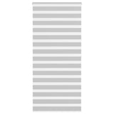 Vidaxl zebra rolgordijn 105x200 cm stofbreedte 100,9 cm lichtgrijs