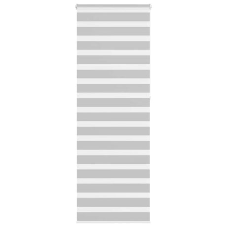 Vidaxl zebra rolgordijn 70x230 cm stofbreedte 65,9 cm lichtgrijs