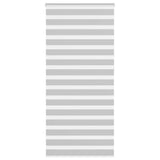 Vidaxl zebra rolgordijn 95x230 cm stofbreedte 90,9 cm lichtgrijs