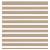Vidaxl zebra blind 150x100 cm stofbreedte 145,9 cm polyester zandbruin