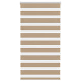 Vidaxl zebra blind 70x150 cm stofbreedte 65,9 cm polyester zandbruin