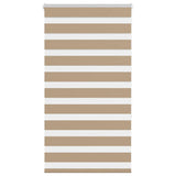 Vidaxl zebra blind 75x150 cm stofbreedte 70,9 cm polyester zandbruin