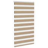 Vidaxl zebra blind 75x150 cm stofbreedte 70,9 cm polyester zandbruin