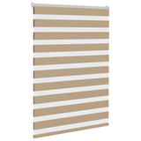 Vidaxl zebra blind 95x150 cm stofbreedte 90,9 cm polyester zandbruin