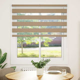 Vidaxl zebra blind 135x150 cm stofbreedte 130,9 cm polyester zandbruin
