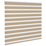Vidaxl zebra blind 165x150 cm stofbreedte 160,9 cm polyester zandbruin