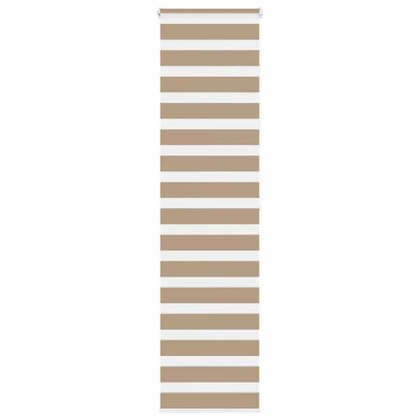Vidaxl zebra blind 60x200 cm stofbreedte 55,9 cm polyester zandbruin