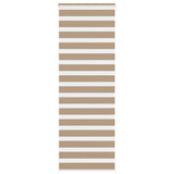 Vidaxl zebra blind 70x200 cm stofbreedte 65,9 cm polyester zandbruin