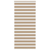 Vidaxl zebra blind 95x200 cm stofbreedte 90,9 cm polyester zandbruin