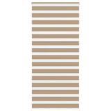Vidaxl zebra blind 100x200 cm stofbreedte 95,9 cm polyester zandbruin