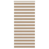 Vidaxl zebra blind 115x200 cm stofbreedte 110,9 cm polyester zandbruin