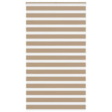 Vidaxl zebra blind 120x200 cm stofbreedte 115,9 cm polyester zandbruin