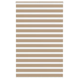 Vidaxl zebra blind 145x200 cm stofbreedte 140,9 cm polyester zandbruin