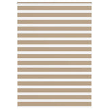 Vidaxl zebra blind 155x200 cm stofbreedte 150,9 cm polyester zandbruin