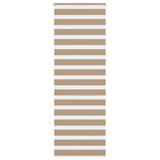 Vidaxl zebra blind 70x230 cm stofbreedte 65,9 cm polyester zandbruin