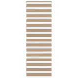 Vidaxl zebra blind 75x230 cm stofbreedte 70,9 cm polyester zandbruin
