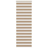Vidaxl zebra blind 80x230 cm stofbreedte 75,9 cm polyester zandbruin