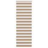 Vidaxl zebra blind 85x230 cm stofbreedte 80,9 cm polyester zandbruin