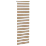 Vidaxl zebra blind 90x230 cm stofbreedte 85,9 cm polyester zandbruin