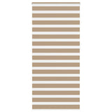 Vidaxl zebra blind 100x230 cm stofbreedte 95,9 cm polyester zandbruin