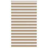 Vidaxl zebra blind 120x230 cm stofbreedte 115,9 cm polyester zandbruin