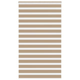 Vidaxl zebra blind 125x230 cm stofbreedte 120,9 cm polyester zandbruin