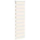Vidaxl zebra rolgordijn 40x100 cm stofbreedte 35,9 cm marmerbeige