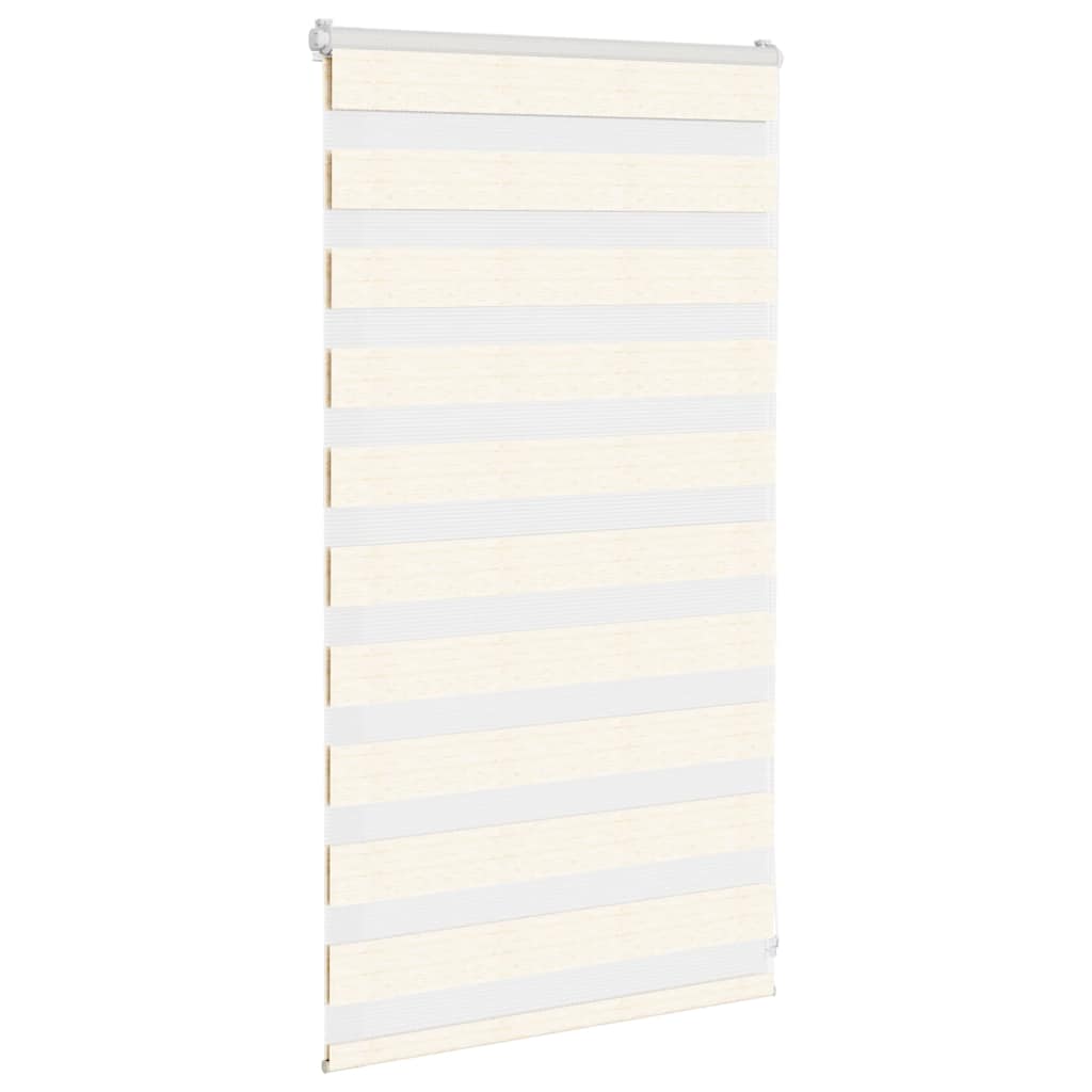 Vidaxl zebra rolgordijn 80x100 cm stofbreedte 75,9 cm marmerbeige