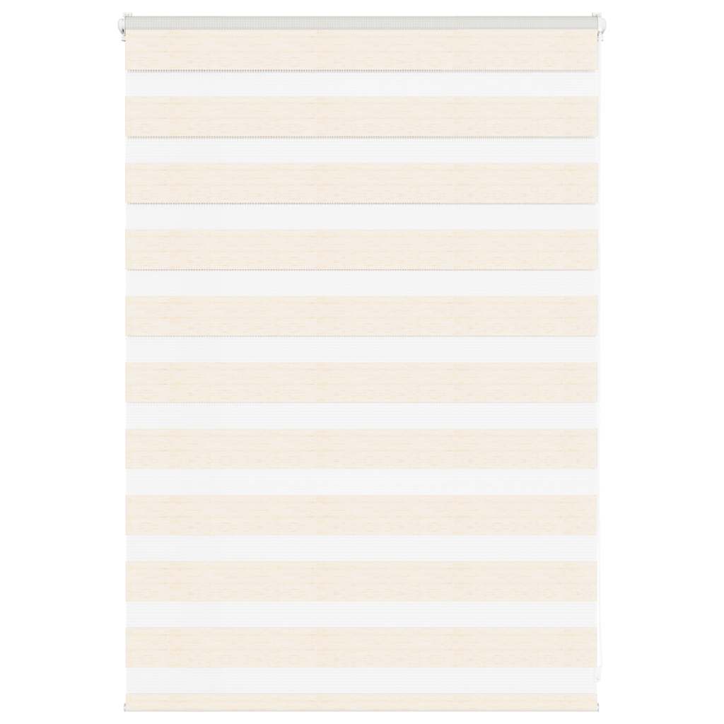 Vidaxl zebra rolgordijn 115x100 cm stofbreedte 110,9 cm marmerbeige