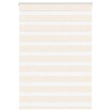 Vidaxl zebra rolgordijn 115x100 cm stofbreedte 110,9 cm marmerbeige