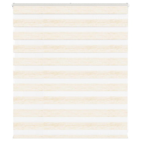 Vidaxl zebra rolgordijn 135x100 cm stofbreedte 130,9 cm marmerbeige