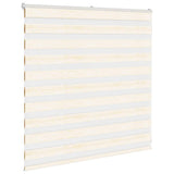 Vidaxl zebra rolgordijn 140x100 cm stofbreedte 135,9 cm marmerbeige