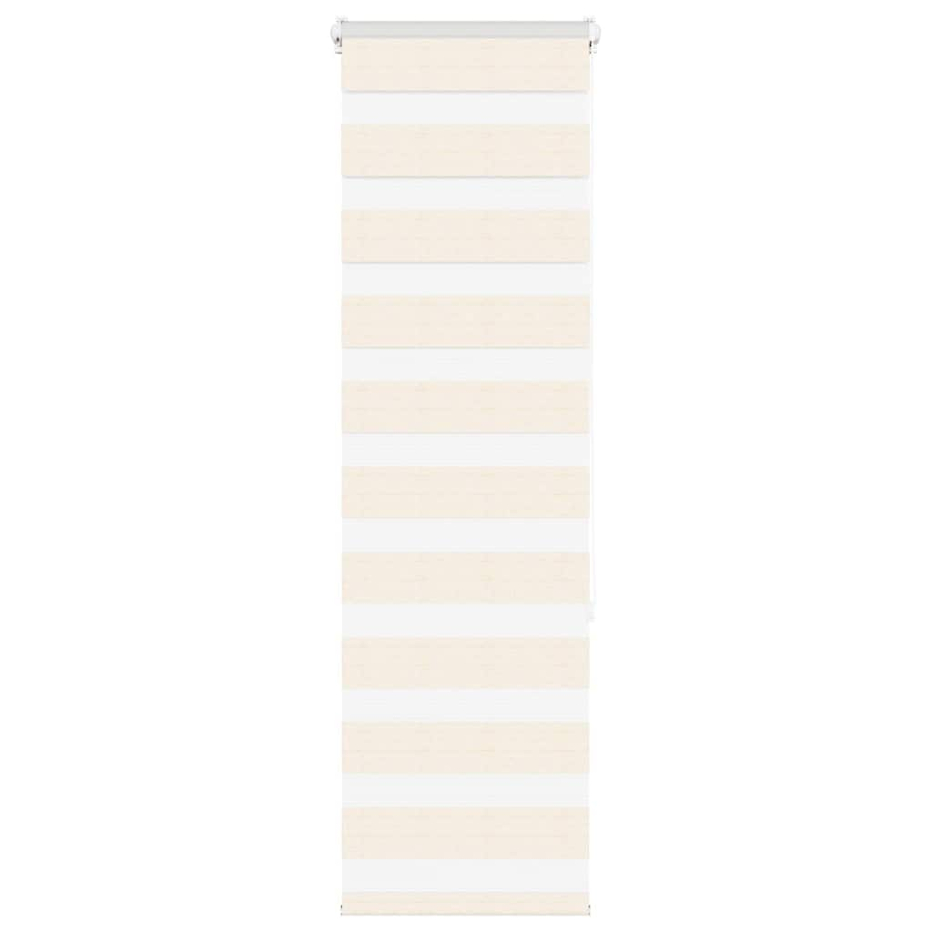 Vidaxl zebra blind 40x150 cm stofbreedte 35,9 cm polyester marmerbeige