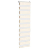 Vidaxl zebra blind 40x150 cm stofbreedte 35,9 cm polyester marmerbeige
