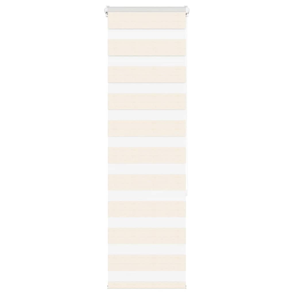 Vidaxl zebra blind 45x150 cm stofbreedte 40,9 cm polyester marmerbeige