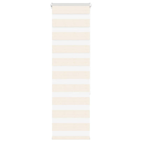 Vidaxl zebra blind 45x150 cm stofbreedte 40,9 cm polyester marmerbeige
