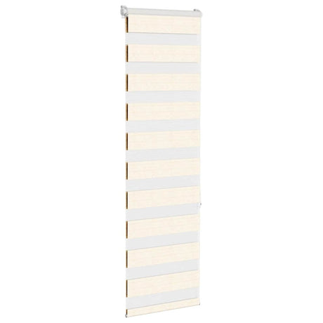 Vidaxl zebra blind 45x150 cm stofbreedte 40,9 cm polyester marmerbeige