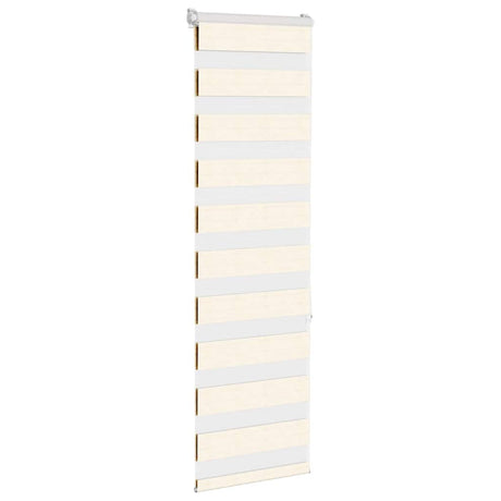 Vidaxl zebra blind 50x150 cm stofbreedte 55,9 cm polyester marmerbeige