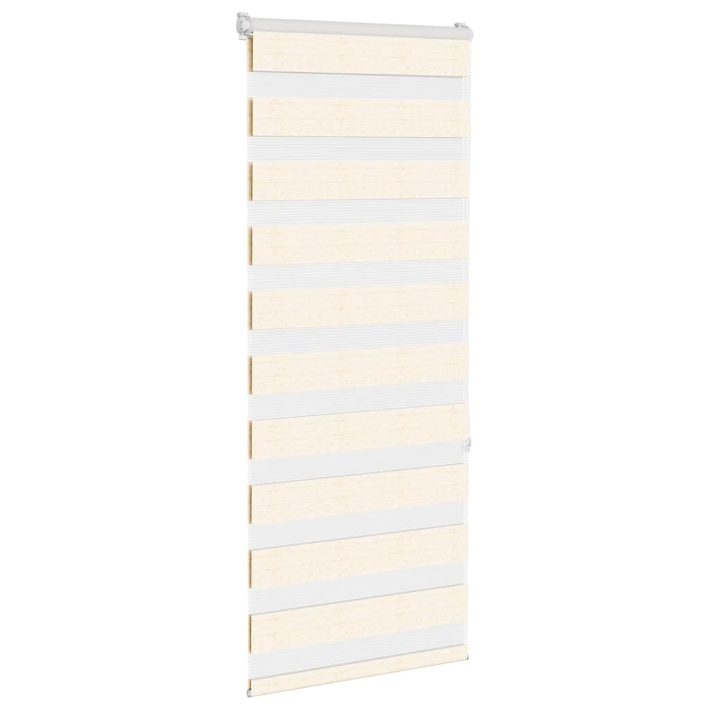 Vidaxl zebra blind 60x150 cm stofbreedte 55,9 cm polyester marmerbeige