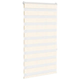 Vidaxl zebra rolgordijn 90x150 cm stofbreedte 85,9 cm marmerbeige