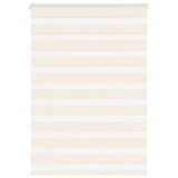 Vidaxl zebra blind 105x150cm stofbreedte 100,9cm polyester marmerbeige