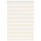 Vidaxl zebra rolgordijn 115x150 cm stofbreedte 110,9 cm marmerbeige